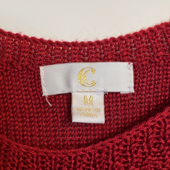 Medium red women’s Charming Charlie knitted tank top - Picture 5 of 9